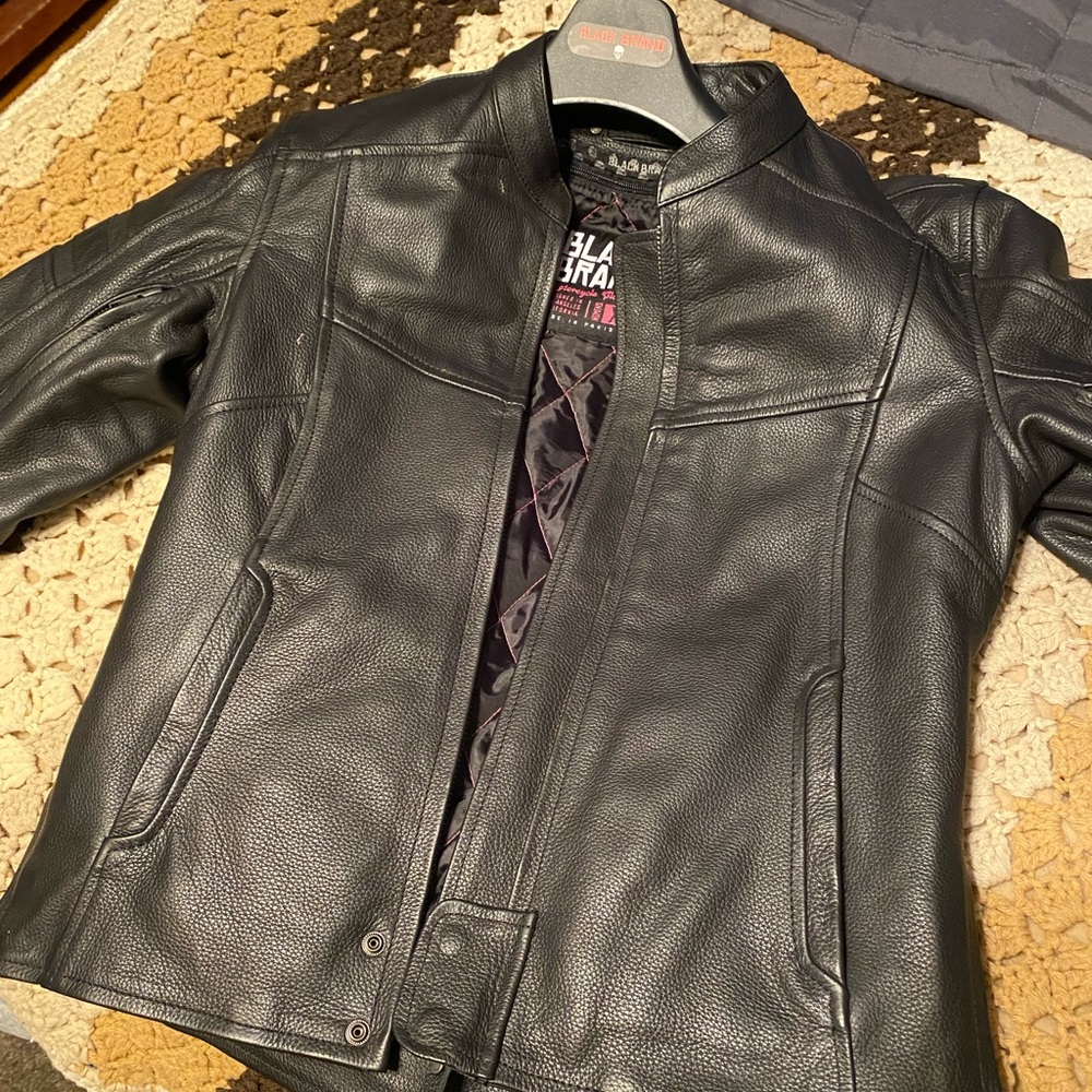 Women’s Black Brand Eternity Kooltek Motorcycle Jacket Size XS